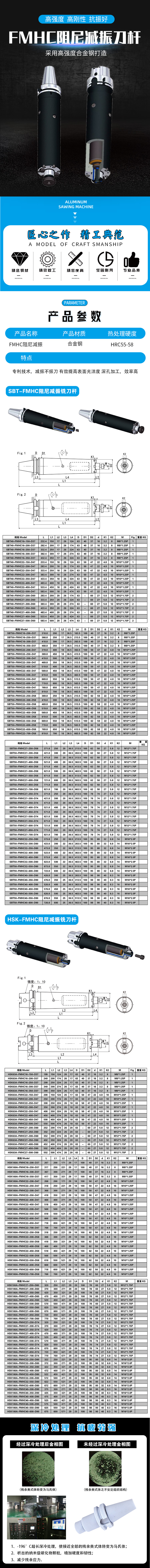 FMHC阻尼减振刀柄 FMHC阻尼减振刀柄